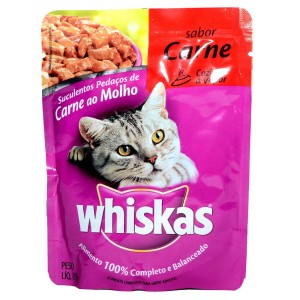 whiskas,carne,gato
